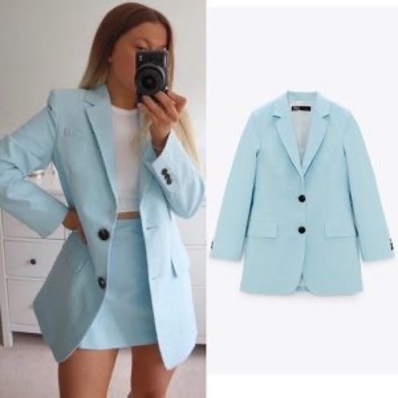 Zara Long Blazer Size Small - Picture 5 of 5